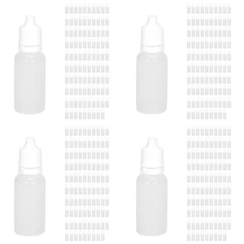 400ШТ 15 мл Пустых пластиковых Бутылок-капельниц Для жидкости для глазных Капельниц Многоразового использования Изображение