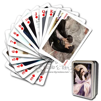 54 Листа/комплект, Любовь между Феей и дьяволом, покерные карты Ван Хеди, Юй Шусинь, Фигурная игра, Коллекция игральных карт, игрушка в подарок Изображение