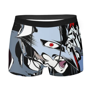 Akechi Black Mask Persona 5 Королевские трусы, дышащие трусики, Мужское нижнее белье, Удобные шорты, Трусы-боксеры Изображение