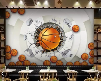 beibehang Custom 3D стерео мода выходит за рамки классического баскетбола papel de parede обои для рабочего стола инструменты обои для домашнего декора Изображение