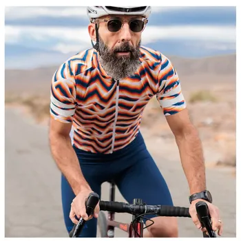 Cafe Du Cycliste Team Велоспорт Джерси Мужская Велосипедная Рубашка С коротким рукавом Летняя Mtb Дорожный Велосипед Дышащая Одежда Ciclismo Maillot Изображение