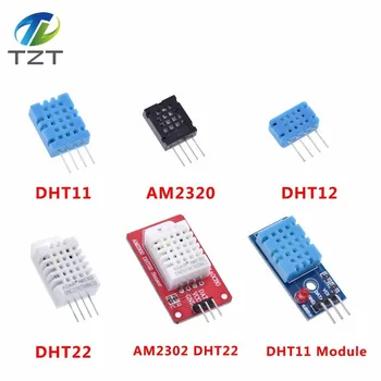 DHT22 AM2302 DHT11/DHT12 AM2320 Цифровой Модуль датчика Температуры И Влажности Плата Для Arduino Сверхнизкой Мощности Высокой Точности 4pin Изображение