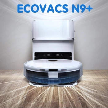 ECOVACS N9 + Пылесос Для Подметания и уборки помещений Встроенный Робот для бытовой Интеллектуальной Автоматической уборки Mop Всасывания 2200Pa Изображение