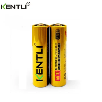 KENTLI 2 шт. батареек оптом в хорошей упаковке AA 1.5V 2400mWh литий-ионный аккумулятор в цифровой батарее Изображение