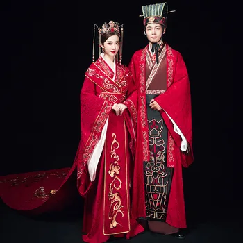Luxury Long Embroidery Chinese Traditional Wedding Dress Banquet High-quaity Classic Cheongsam China Qipao костюм для восточных Изображение