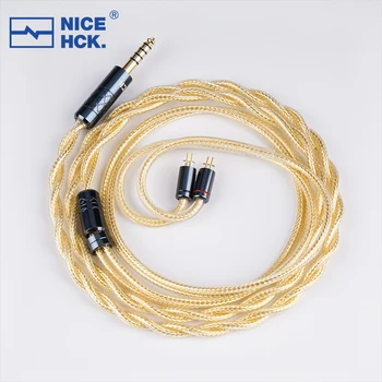 NiceHCK CoaxialSir Ultra Furukawa Медь из Серебряного сплава + 8N Медная фольга + Посеребренный кабель 3.5/2.5/4.4 MMCX/2Pin для Performer8 Изображение
