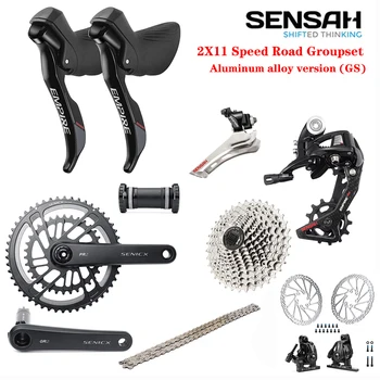 SENSAH EMPIRE 2x11 Speed, Набор дорожных групп 22s, для шоссейного велосипеда 5800, версия из алюминиевого сплава R7000 GS Изображение