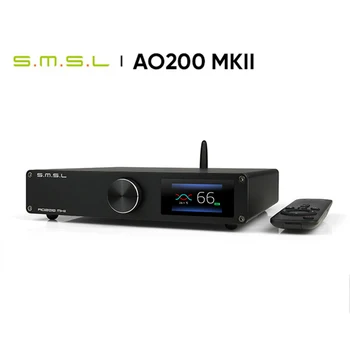 SMSL AO200 MKII HIFI Цифровой Усилитель Мощности MA5332MS AMP Bluetooth 5,0 XLR RCA USB Вход с Пультом Дистанционного Управления Для ПК DAC TV DAP Изображение