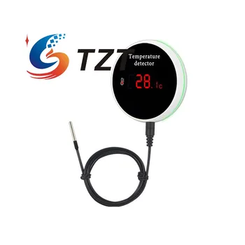 TZT SNT957W-TDE (3 М/9,8 футов) Tuya Wifi Датчик Температуры/Датчик Влажности Умный Домашний Температурный монитор с зондом Изображение