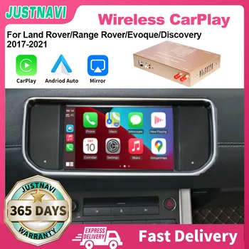 Автомобильный Беспроводной плеер JUSTNAVI Apple CarPlay Android Auto Box Для Land Rover/Range Rover/Evoque/Discovery 2017 2018 2019 2020 2021 Изображение