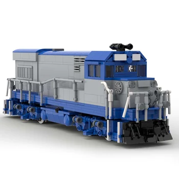 Авторизованная модель поезда MOC-116989 GE-U-18B, 1400 шт., набор строительных блоков MOC от jepaz Изображение