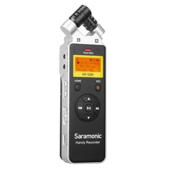 Двухканальный портативный стереомагнитофон Saramonic SR-Q2M с ЖК-дисплеем Изображение