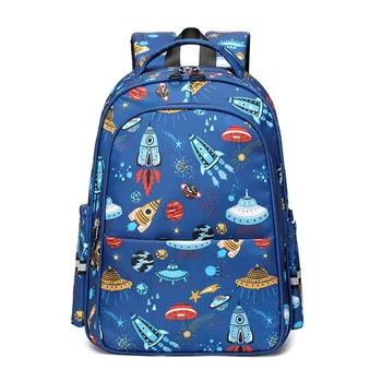 Детский рюкзак, школьные сумки для мальчиков и девочек, Милый мультяшный динозавр, детские рюкзаки, Водонепроницаемые легкие студенческие сумки для книг Изображение