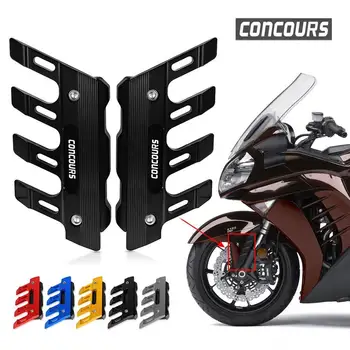 Для Kawasaki CONCOURS (CONCOURS 14), брызговик для мотоцикла из АБС, защита передней вилки, защита переднего крыла от падения, аксессуары-слайдеры Изображение