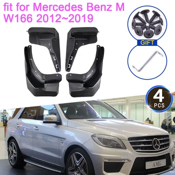 Для Mercedes Benz GLE ML M-Class W166 2012 2013 2014 2015 2016 2017 2018 2019 Брызговики Класса Брызговик Заднего Крыла Изображение