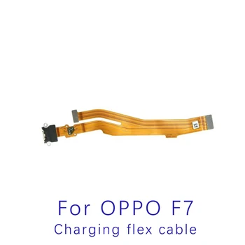 Для OPPO F7 зарядное устройство USB разъем док-станция порт зарядки Разъем платы Гибкий кабель Изображение