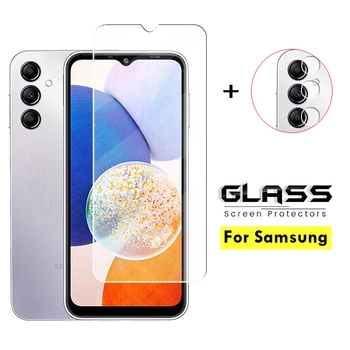 Защитная пленка для Samsung Galaxy A14 Samsung A14 из закаленного стекла для Samsung A14 Изображение