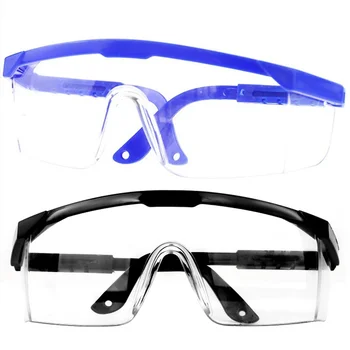 Защитные очки, очки для защиты глаз, лабораторные очки, защитные очки, линзы, защита от брызг, защита от ветра, пыленепроницаемые велосипедные очки Изображение