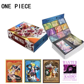 Коробка Коллекционных Карточек One Piece Booster Pack Аниме Луффи Зоро Нами Чоппер Игральные Карты Детские Подарки На День Рождения Изображение