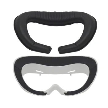 Кронштейн для интерфейса VR для лица T8WC, губчатая накладка для лица, замена для гарнитуры Pico 4 VR, Моющийся защитный от пота кожаный чехол для лица Изображение