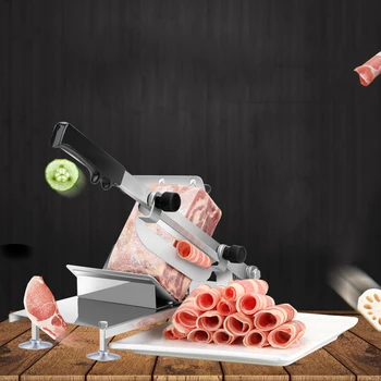 Машина для Нарезки сыра, колбасы, мяса, домашняя Маленькая овощерезка Из Нержавеющей Стали Изображение