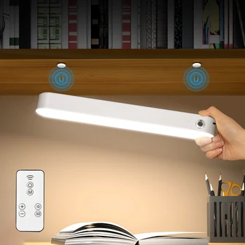 Настольная лампа USB LED Light Компьютерный стол Перезаряжаемая лампа Магнитная Офисная лампа для чтения в кабинете для спальни Кухонный шкаф Гардероб Изображение