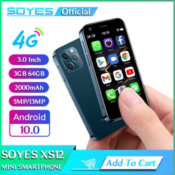 Новое Обновление Мини-смартфона SOYES XS12 3 ГБ ОЗУ 64 ГБ ПЗУ 3,0 