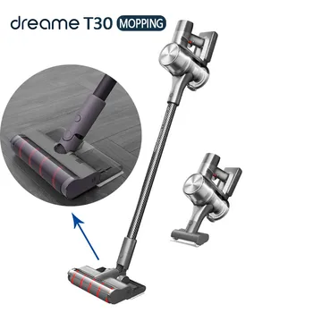 Новый пылесос Dreame T30 работает в течение 90 минут, встроенное всасывание и торможение в домашних условиях, эффективное удаление клещей 100-240 В Изображение