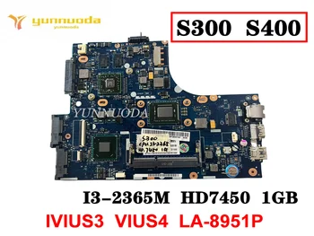 Оригинальная Материнская плата для ноутбука Lenovo Ideapad S300 S400 I3-2365M HD7450 1GB IVIUS3 VIUS4 LA-8951P протестирована хорошая бесплатная доставка Изображение