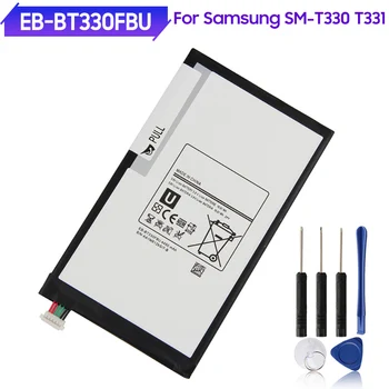 Оригинальный Аккумулятор для планшета EB-BT330FBU EB-BT330FBE EB-BT330FBC Для Samsung GALAXY Tab4 SM-T330 T331, оригинальные аккумуляторы 4450 мАч Изображение