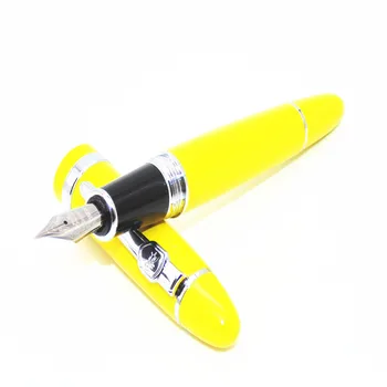 Перьевая ручка JINHAO 159 Yellow Business office среднего размера Новая Изображение