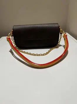 Популярная маленькая сумка 2023, женская модная сумка бренда MISANGE KOURA, высококачественная сумка-мессенджер, сумка на цепочке, Черная сумка через плечо 11 Изображение