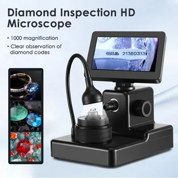профессиональный электронный цифровой микроскоп для алмазного кода талии Увеличительное стекло высокой четкости Специальный инструмент для тестирования Изображение