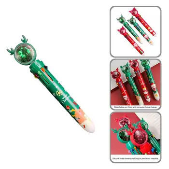 Ручка-роллер Стильная, 10 цветов, экологичная канцелярская ручка, масляные чернила, креативная гелевая ручка Изображение