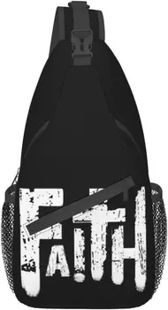 Рюкзак-слинг Jesus Faith, Многоцелевая Нагрудная сумка, Походный Рюкзак, сумка через плечо, Уличная Унисекс, Один размер, Походный Изображение