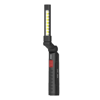 Светодиодный фонарик, рабочий светильник, USB перезаряжаемый рабочий светильник, магнитный подвесной светильник Lanterna, рабочий светильник со встроенной батареей Изображение