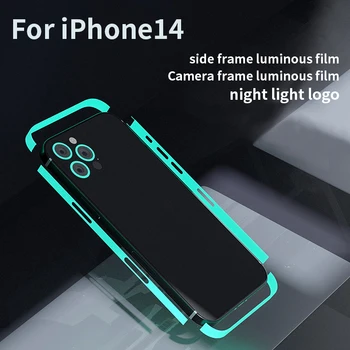 Устойчивая К царапинам Светящаяся Боковая пленка Для iphone 14 Pro Max TPU Frame Protector Для Iphone 14 Plus Светящаяся пленка Для iPhone 14 Изображение