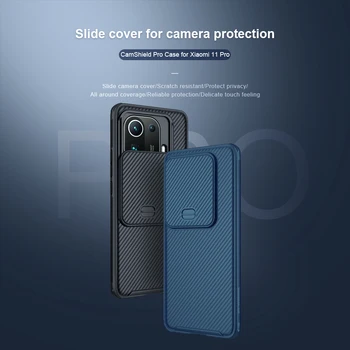 Чехол NILLKIN CamShield Для Xiaomi Mi 11 Ultra Case Mi 11 Lite, Чехол Для xiaomi mi 11 Pro, Защитная Задняя крышка для слайд-камеры Изображение