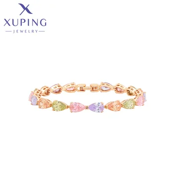 Ювелирные изделия Xuping Новая модель Модный популярный браслет золотого цвета X000440684 Изображение